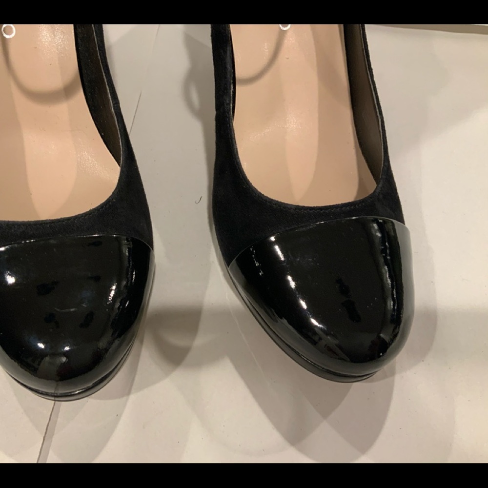 Not for sale Ladies patent and suede heels with ankle strap - Picture 5 of 5